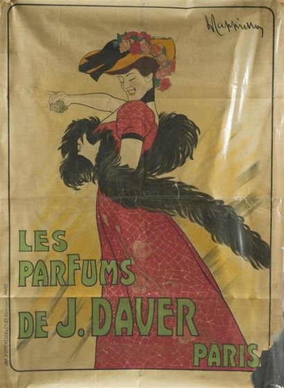 null Leonatto Cappiello  
Affiche ancienne « Les parfums de J.Davers Paris (1903)
Imp...