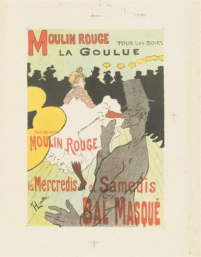 null Toulouse Lautrec (D'après)
« Le Moulin rouge, la Goulue »
Les Affiches illustrées...