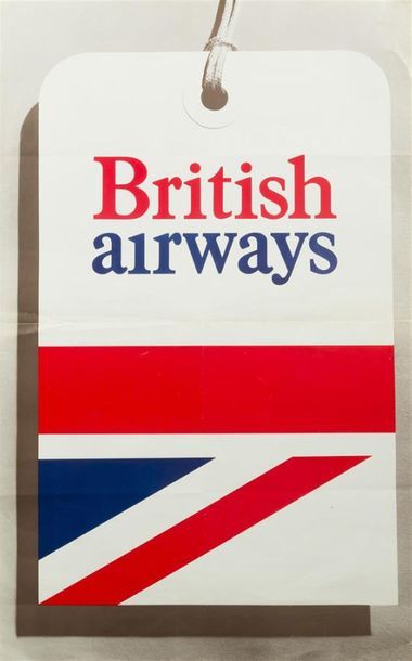 null Deux affiches anciennes « British Aiways » 
- «Concorde » 
Dimensions: 72,5...