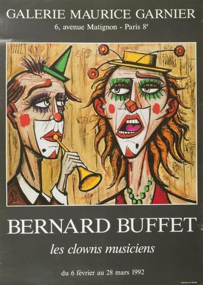 null Bernard Buffet (D'après)
Ensemble de trois affiches d'exposition (Galerie Maurice...