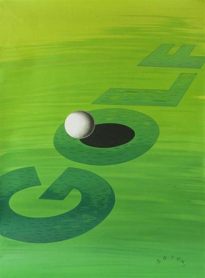 null Munetsugu SATOMI
« Golf ». Dimensions : 97 x 67 cm
Imp I.D.L Graphique