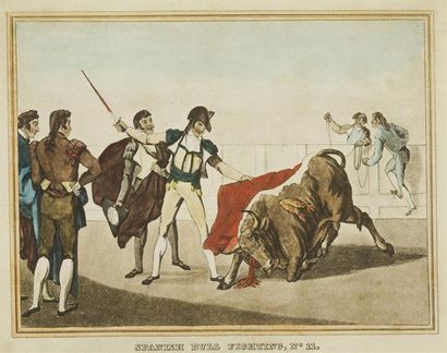 null GRAVURES ANGLAISES REHAUSSEES
"Spanish bull fighting n°11" - "Spanish bull fighting...