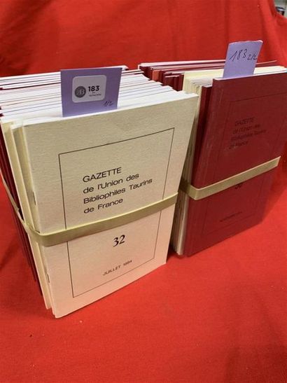 null GAZETTE DE L'UNION DES BIBLIOPHILES
TAURINS DE FRANCE
du n°21 (octobre 1987)...