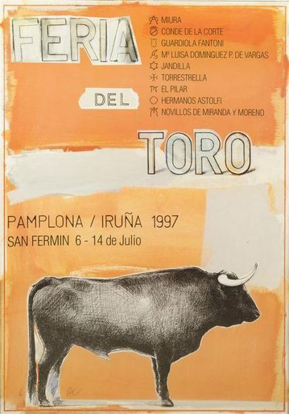 null AFFICHE PAMPLONA IRUÑA
Feria del Toro San Fermin 1997
97 x 68 cm
Dans un cadre...