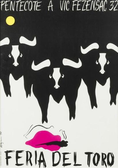 null AFFICHE PENTECOTE A VIC FEZENSAC 32
Feria del Toro 1978
56,5 x 41 cm