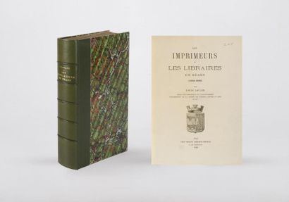 null LACAZE (Louis)
Les Imprimeurs et les Libraires en Béarn (1552-1883). Pau, Ribaut,...