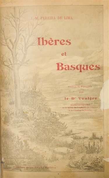 null PEREIRA de LIMA (Juan María)
Ibères e Basques. Dax, Labèque, 1905.
In-8 : 232...