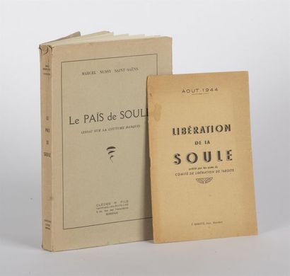 null NUSSY-SAINT-SAËNS (Marcel)
Le Païs de Soule (Essai sur la coutume basque). Bordeaux,...