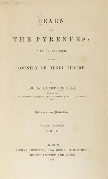 null COSTELLO (Louisa Stuart)
Béarn and the Pyrenees : a legendary tour to the country...