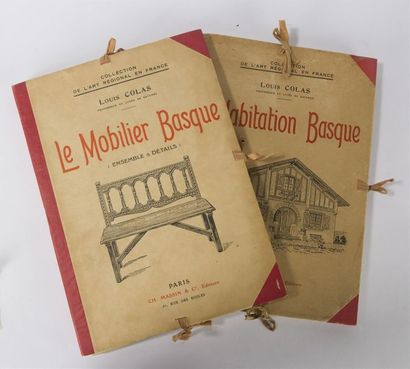 null COLAS (Louis)
L'habitation Basque. Paris, Massin & Cie, sd. (c 1920).
In-4 :...