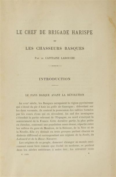 null DERRÉCAGAIX (Victor-Bernard)
Le Maréchal de France comte Harispe 1768-1855....
