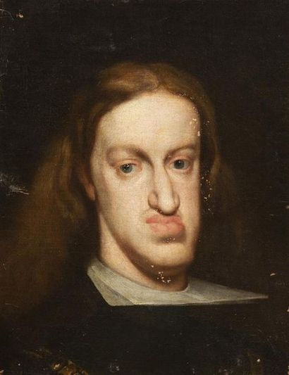 null ATTRIBUE à Juan CARRENO
DE MIRANDA (1614-1685)
«Portrait du roi d'Espagne Charles...