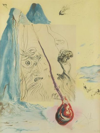 null Salvador DALI (19041989)
« Moïse sauvé des eaux » 
Planche de la série « Moïse...