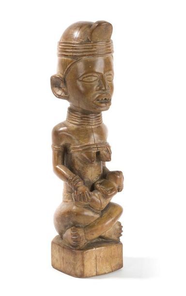 null MATERNITé
Bois sculpté.
Congo
Haut.: 37 cm