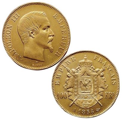null NAPOLEON III.
100 Francs 1856 A. Paris. F.550/3. (Coll. JMA). TTB