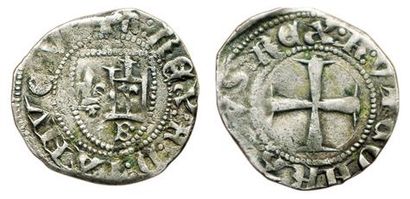 null ETATS ITALIENS.
Gênes. Charles VI le fou (1396-1409). Petachina. 1400. Dy.424....