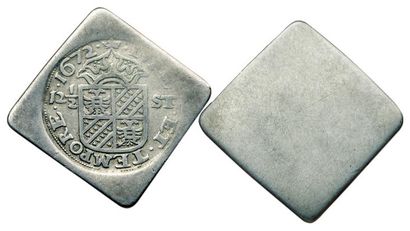 null PAYS-BAS. 
Groningen. 12 ½ Stuivers. 1672. Monnaie obsidionale issue de la Guerre...