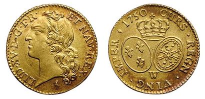 null LOUIS XV. 
Louis d'or au bandeau. 1750 W. Lille. Gad.341 ( R). (Coll. JMA)....