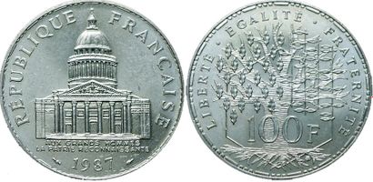 null Vème REPUBLIQUE. 
100 Francs Panthéon. 1987. Gad.898. SUP