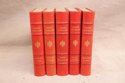 null Œuvres de BAUDELAIRE en cinq volumes. Paris, Edition Colbert, 1951.