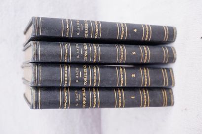 null George SAND. Consuelo. 4 tomes. Paris, Charpentier, Libraire-éditeur, 1845.