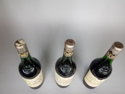 null 3 bouteilles CHÂTEAU HAUT BRION GCC1 Graves 1974