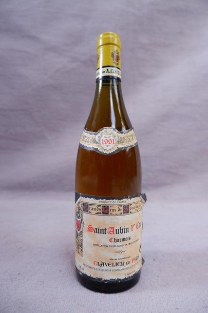 null St Aubin 1er cru Charmois Clavelier et fils 1991 1 bouteille