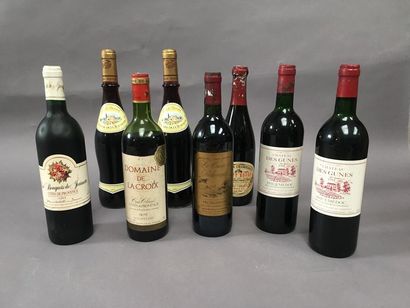 null 2 bouteilles château des gunes haut médoc 1994, 2 bouteilles cote de Provence...