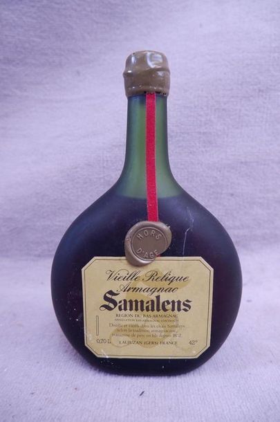 null Bouteille d'Armagnac Vieille Relique, Samalens.