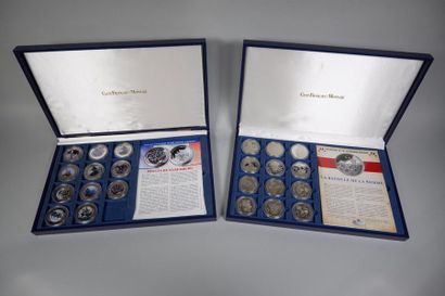 null Club français de la monnaie : la Grande Guerre. Coffret de 12 médailles; le...