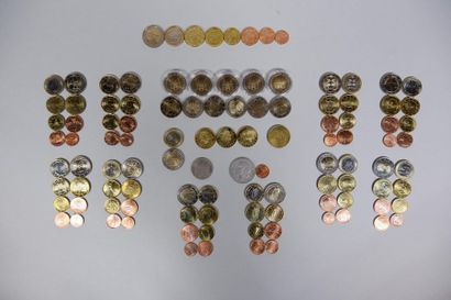 null Coffret coins of century (incomplet) 14 sets de 3,88 euros différents pays,...