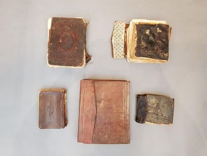null Cinq manuscrits religieux, Afrique du Nord ou Subsaharienne,
XIXe siècle. Manuscrits...