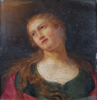null Ecole française du XVIIIe siècle
Portrait de Maire Madeleine. 
Peinture sur...