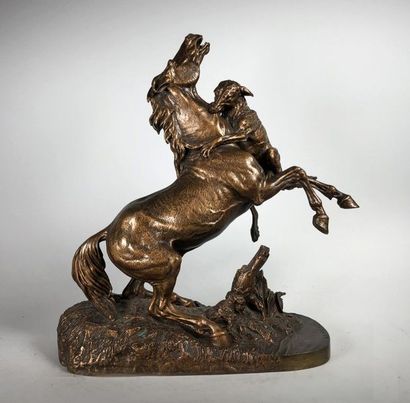 null Pierre-Jules MÈNE (1810-1879)
Cheval attaqué par un loup (grande taille).
Epreuve...