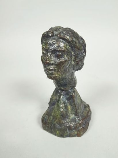 null Antoine BOURDELLE (1861-1929)
Tête de Stéphanie Van Parys.
Epreuve en bronze...