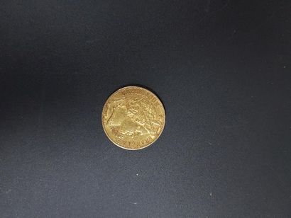 null Pièce de 20 francs en or au profil de Cérès, 1851.
