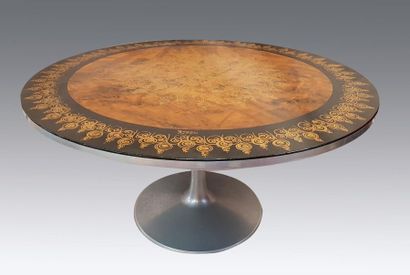 null POUL CADOVIUS (1911-2011)
Table de salle à manger.
Le plateau circulaire en...