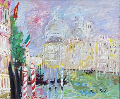 null Maurice EMPI (1933)
"Venise sous la brume".
Huile sur toile signée en bas à...