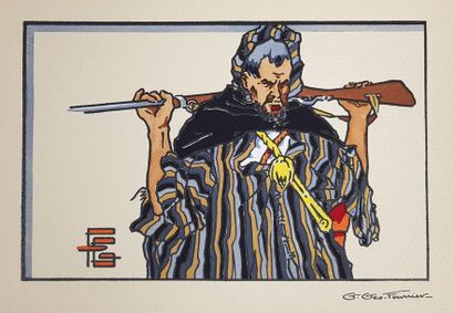 null Georges GÉO-FOURRIER (1898-1966)
Série complète de dix estampes imprimées en...