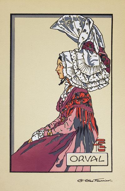 null Georges GÉO-FOURRIER (1898-1966)
Série complète de dix estampes Normandie première...