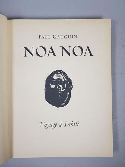 null Paul GAUGUIN, Noa Noa, Voyage à Tahiti, Stockholm, 1947.
