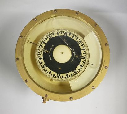 null Compas magnétique marin 
H : 14 cm - L : 30 cm - P : 27 cm