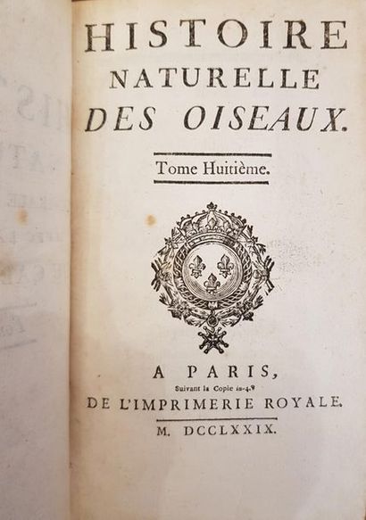 null BUFFON, 
- Histoire naturelle, générale et particulière, Paris, XVIIIe siècle,...