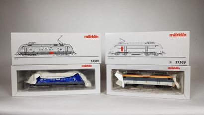 MARKLIN. Locomotive 37389 et locomotive ...