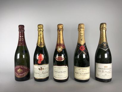 null 5 bt de champagne: Frédéric Massonot, H.Blin et cie, A.Desmoulins cuvée prestige,Laurent-Perrier,...