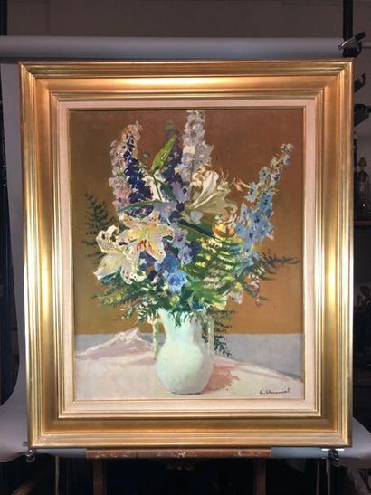 null Georges CHAYSSIAL (1907-1997) 

Bouquet de fleurs.

Huile sur toile signée en...