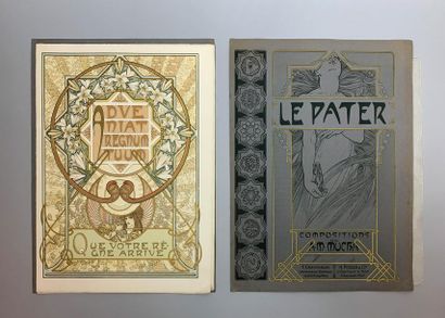 null Alphonse MUCHA (1860-1939)
Plaquette le Pater.
Edition Champenois. H. Piazza...