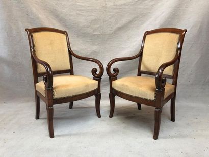 null Pair of lacrosse chairs. Restoration period