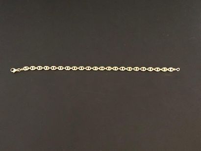 null Bracelet en or jaune 18K (750°/°°). Long. : 18,5 cm - Poids : 5,6 g
