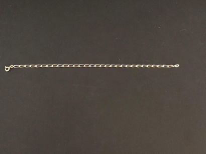 null Bracelet en or jaune 18K (750°/°°). Long. : 19 cm - Poids : 3,6 g